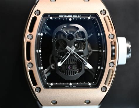 richard mille rm 052 tourbillon skull replica|richard mille skull watch.